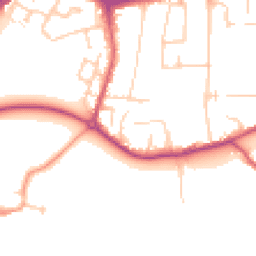 Daytime road noise heatmap for TW17 9HH