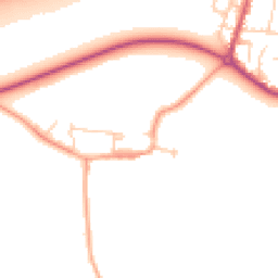 Daytime road noise heatmap for TW17 9LE