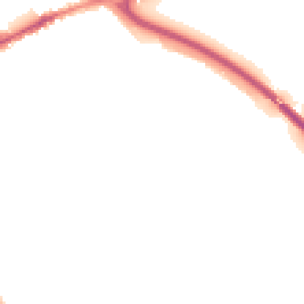 Night-time road noise heatmap for TW18 1BD