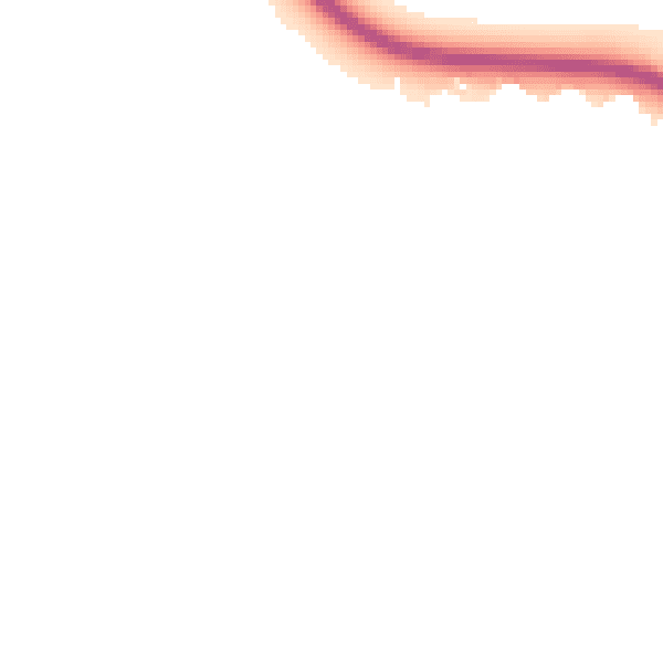 Night-time road noise heatmap for TW18 1PY