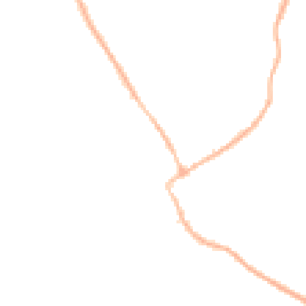 Night-time road noise heatmap for TW18 2TF