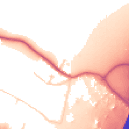Daytime road noise heatmap for TW19 5AL