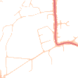 Daytime road noise heatmap for TW19 5DP