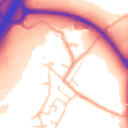 Daytime road noise heatmap for TW19 6BE