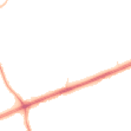 Night-time road noise heatmap for TW19 7BA