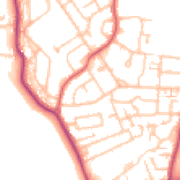 Daytime road noise heatmap for TW19 7RF