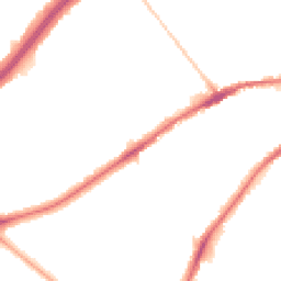 Night-time road noise heatmap for TW2 5AW