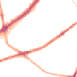 Night-time road noise heatmap for TW2 5HW