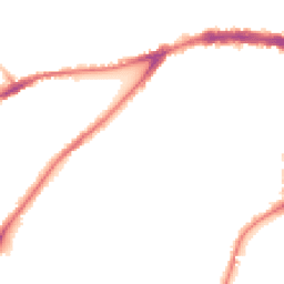 Night-time road noise heatmap for TW2 5TJ