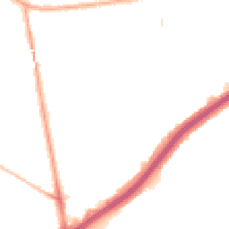 Night-time road noise heatmap for TW2 6HS