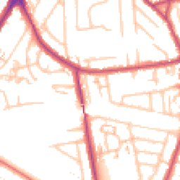 Daytime road noise heatmap for TW2 7BL
