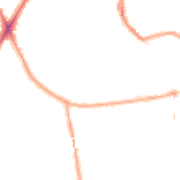 Night-time road noise heatmap for TW2 7BP