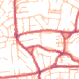 Daytime road noise heatmap for TW2 7EE
