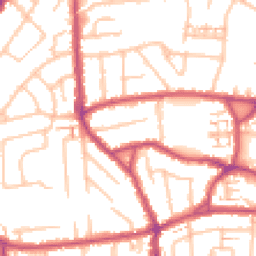 Daytime road noise heatmap for TW2 7HD