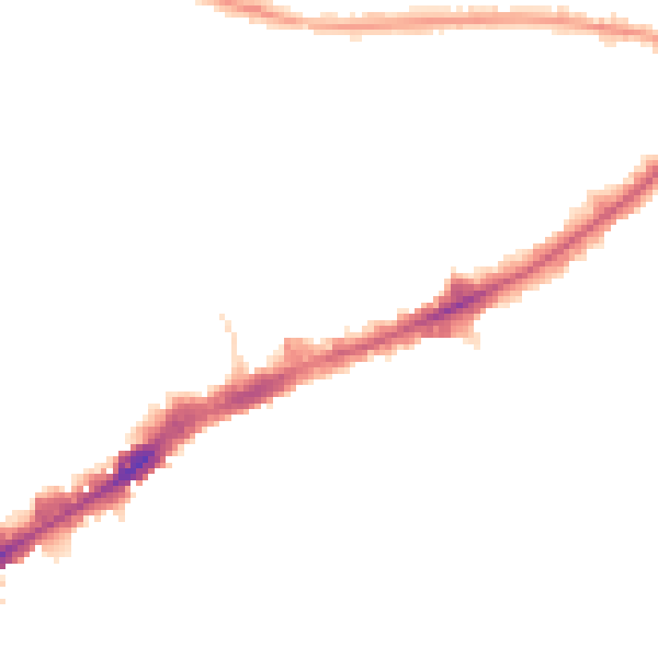 Night-time road noise heatmap for TW3 1AH