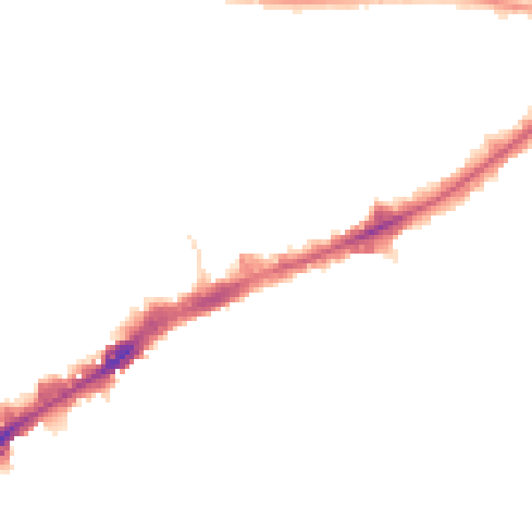 Night-time road noise heatmap for TW3 1BH