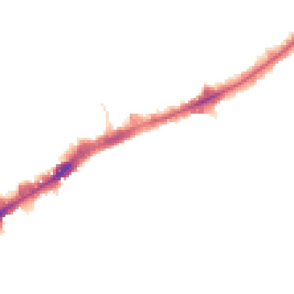 Night-time road noise heatmap for TW3 1DQ