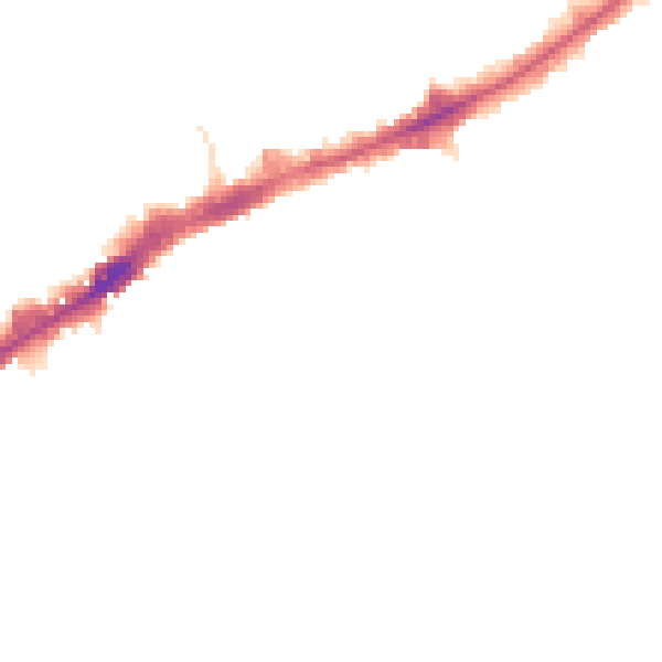 Night-time road noise heatmap for TW3 1SP