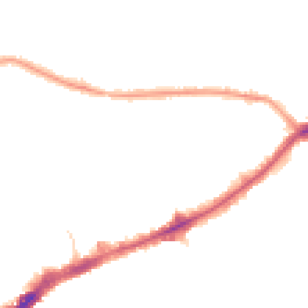 Night-time road noise heatmap for TW7 4AX