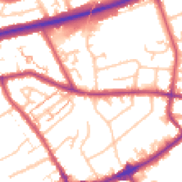 Daytime road noise heatmap for TW7 4BJ