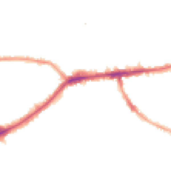 Night-time road noise heatmap for TW7 4DN