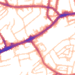 Daytime road noise heatmap for TW7 4ES