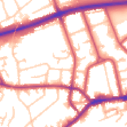 Daytime road noise heatmap for TW7 4HT