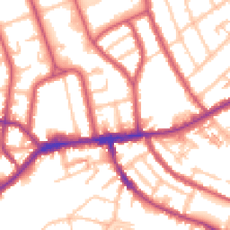Daytime road noise heatmap for TW7 4JL