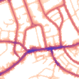 Daytime road noise heatmap for TW7 4PA