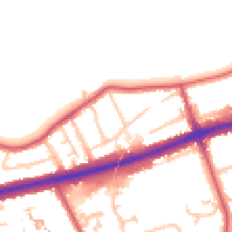 Daytime road noise heatmap for TW7 4QZ