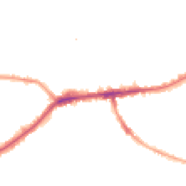 Night-time road noise heatmap for TW7 4RL