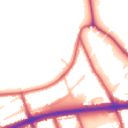 Daytime road noise heatmap for TW7 5QA