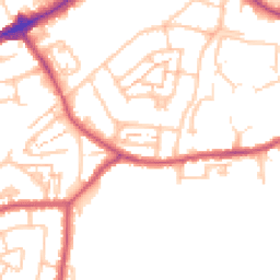 Daytime road noise heatmap for TW7 6LF