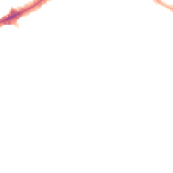 Night-time road noise heatmap for TW7 6LF