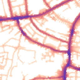 Daytime road noise heatmap for TW7 6PT