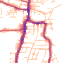 Daytime road noise heatmap for TW7 7BB