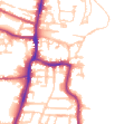Daytime road noise heatmap for TW7 7BG