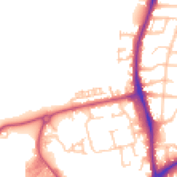 Daytime road noise heatmap for TW7 7LB