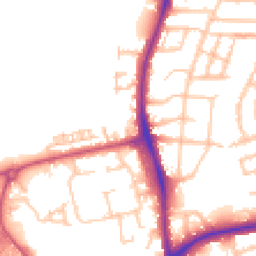 Daytime road noise heatmap for TW7 7LF