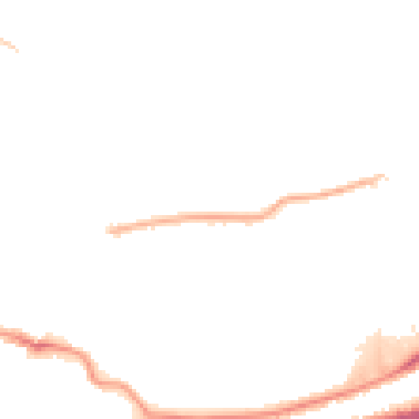 Night-time road noise heatmap for TW7 7LU