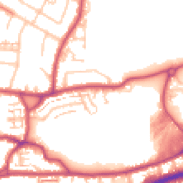 Daytime road noise heatmap for TW7 7NA