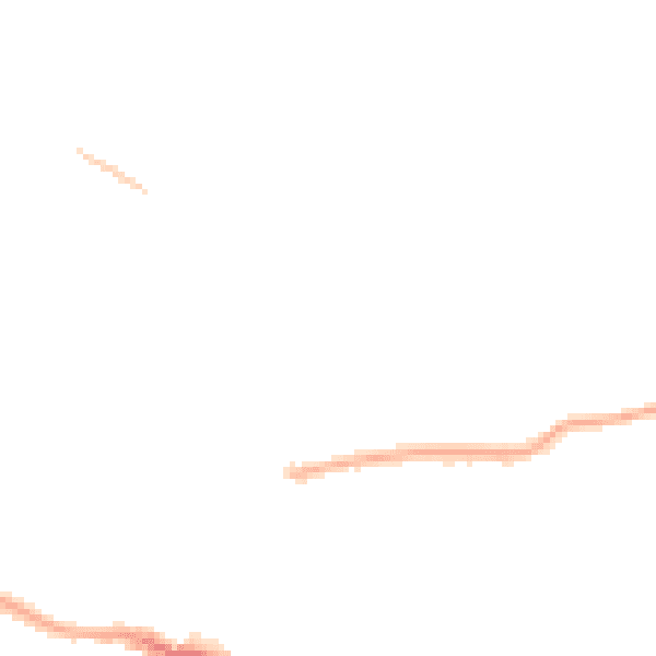 Night-time road noise heatmap for TW7 7PN