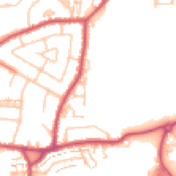Daytime road noise heatmap for TW7 7PP