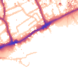 Daytime road noise heatmap for TW8 0AW