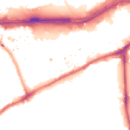 Night-time road noise heatmap for TW8 0AY