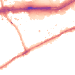 Night-time road noise heatmap for TW8 0BJ