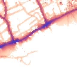 Daytime road noise heatmap for TW8 0BT