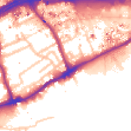 Daytime road noise heatmap for TW8 0JT