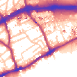 Daytime road noise heatmap for TW8 0NR
