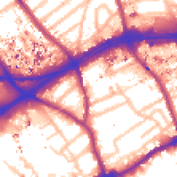 Daytime road noise heatmap for TW8 0PR